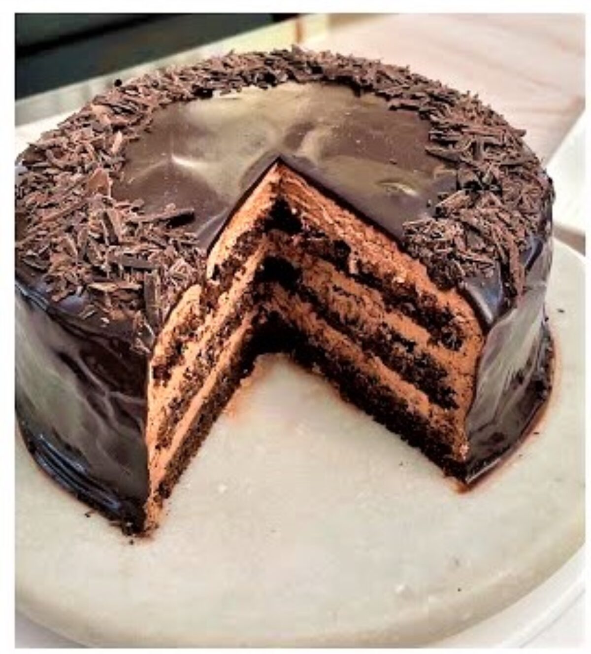 Eggless chocolate cake with homemade choc syrup Recipe by Saima Sameer Ali  - Cookpad