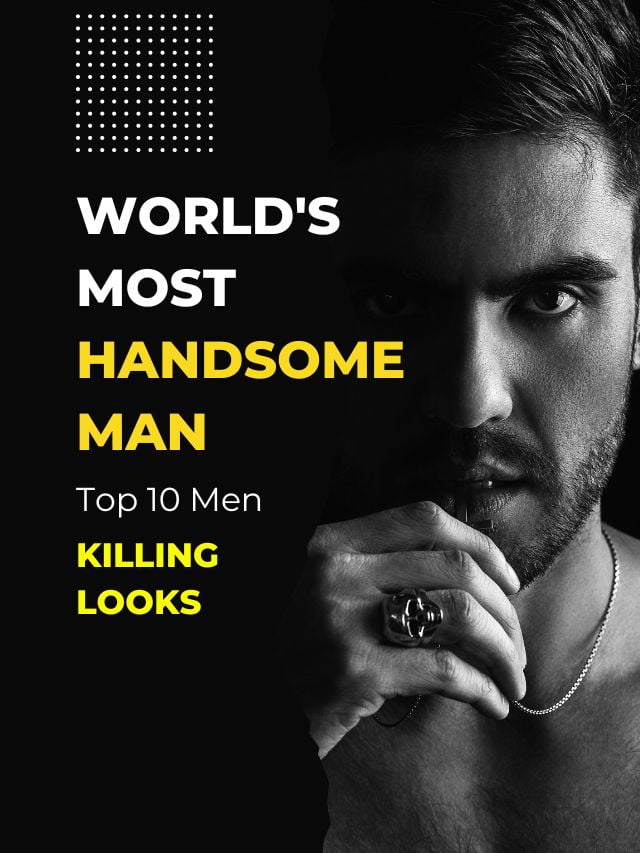 World most handsome man poster